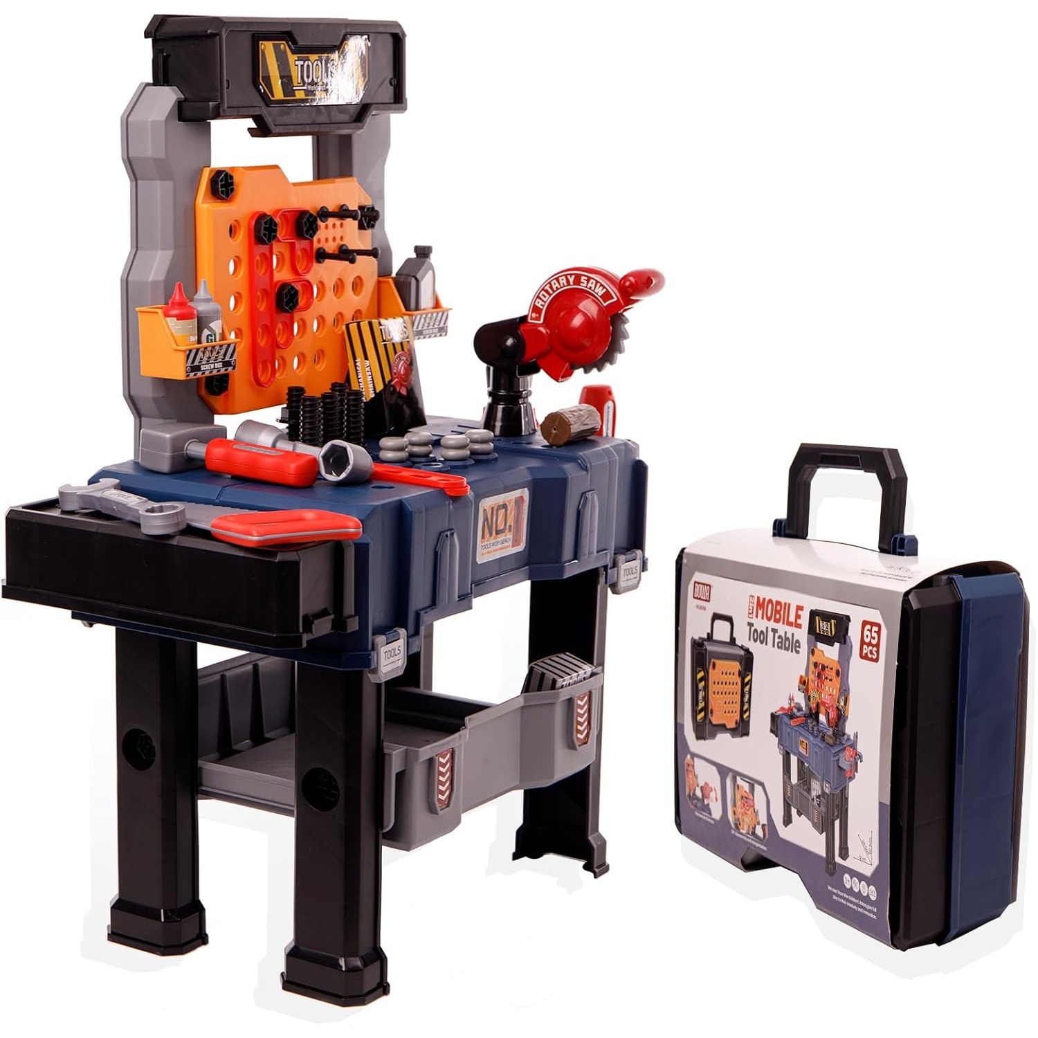 Tools Workshop Kids - 65PCS Kids Tool Bench Set Pretend