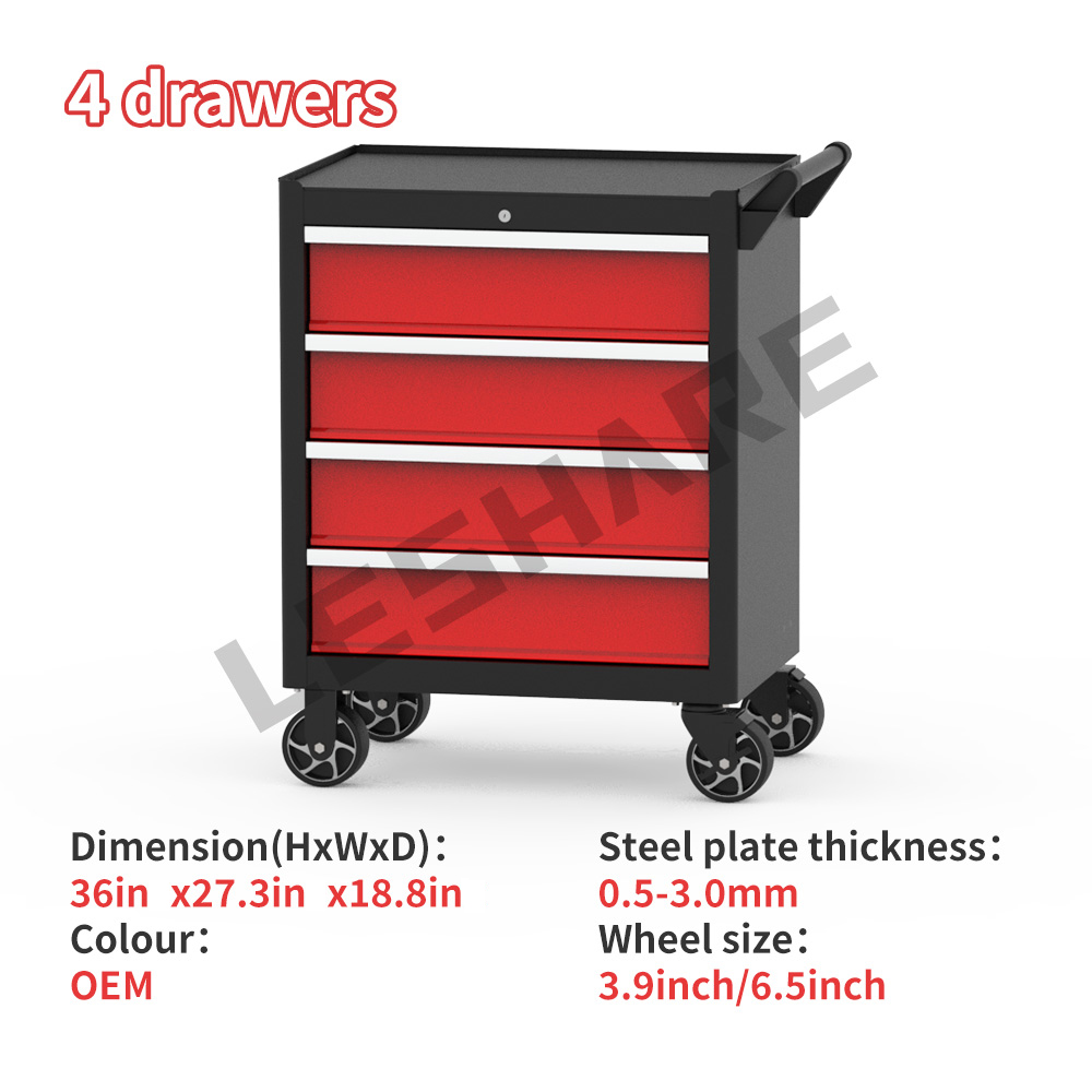 China OEM Wholesale 4 Drawer R - đánh giá và giá Workshop Tools Trolley