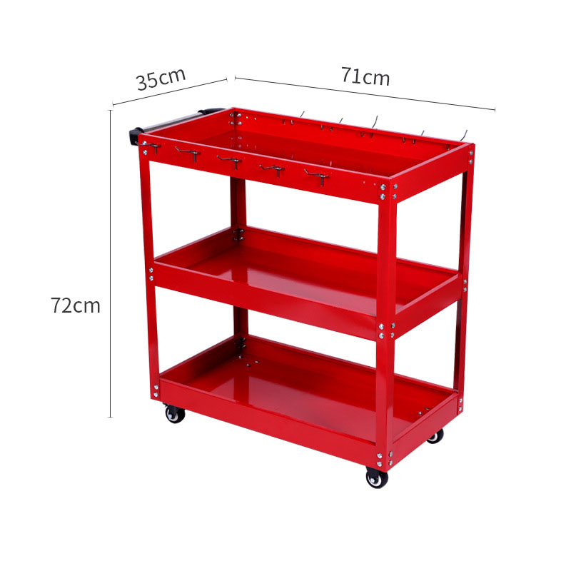 3 Tier Rolling Tool Cart Heavy - đánh giá và giá Workshop Tools Trolley