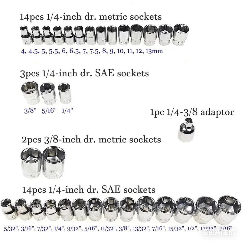 Auto Disassembly Socket Wrench - đánh giá và giá Tools Set Workshop