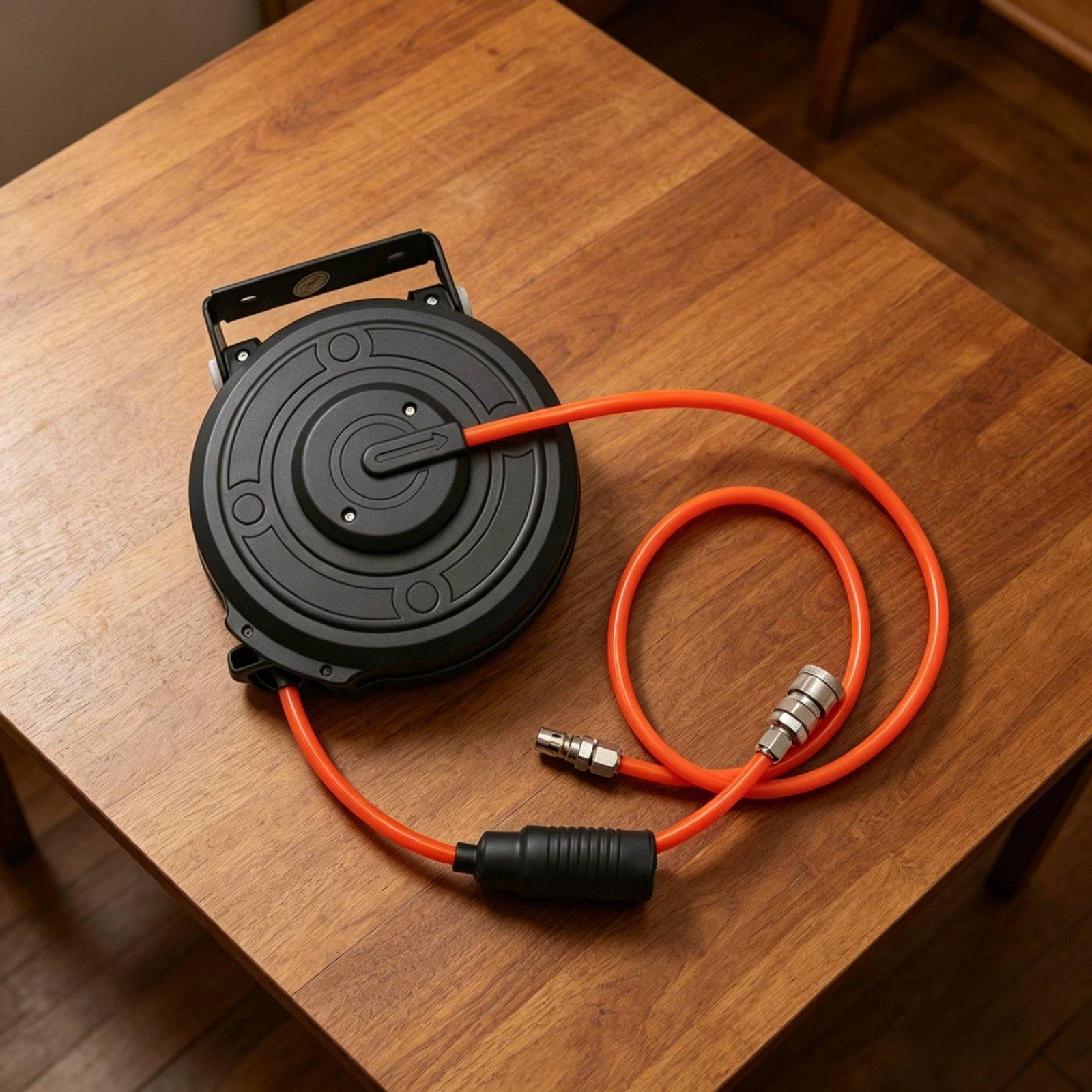 Retractable Pneumatic Air Hose - đánh giá và giá Workshop Tools Storage