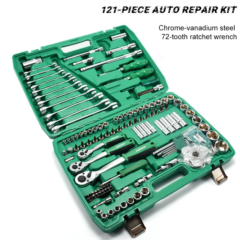 121 Pcs Set Auto Repair Tool B - đánh giá và giá Workshop Tools Trolley