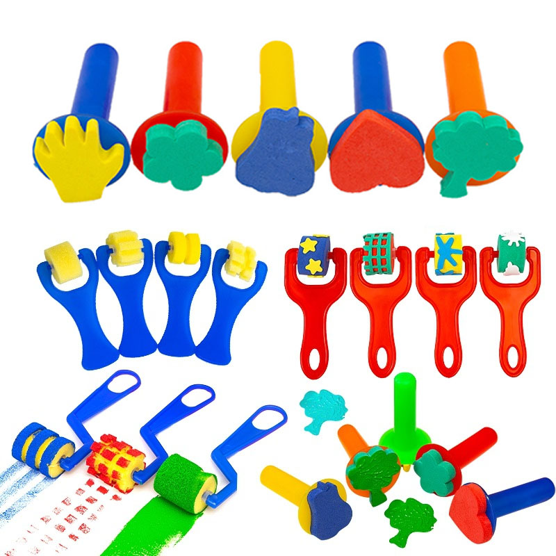 Children Toddler Sponge Stamp  - đánh giá và giá Tools Workshop Kids