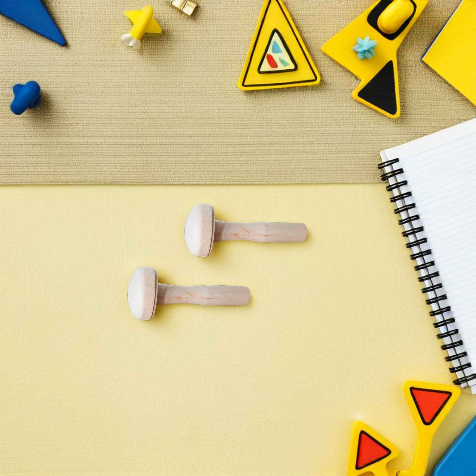 10Pcs Children Wooden Mushroom - đánh giá và giá Tools Workshop Kids