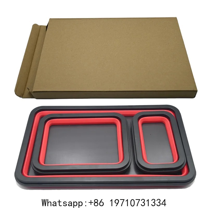 3Pcs Collapsible  Parts Set 3  - đánh giá và giá Magnetic Parts Tray