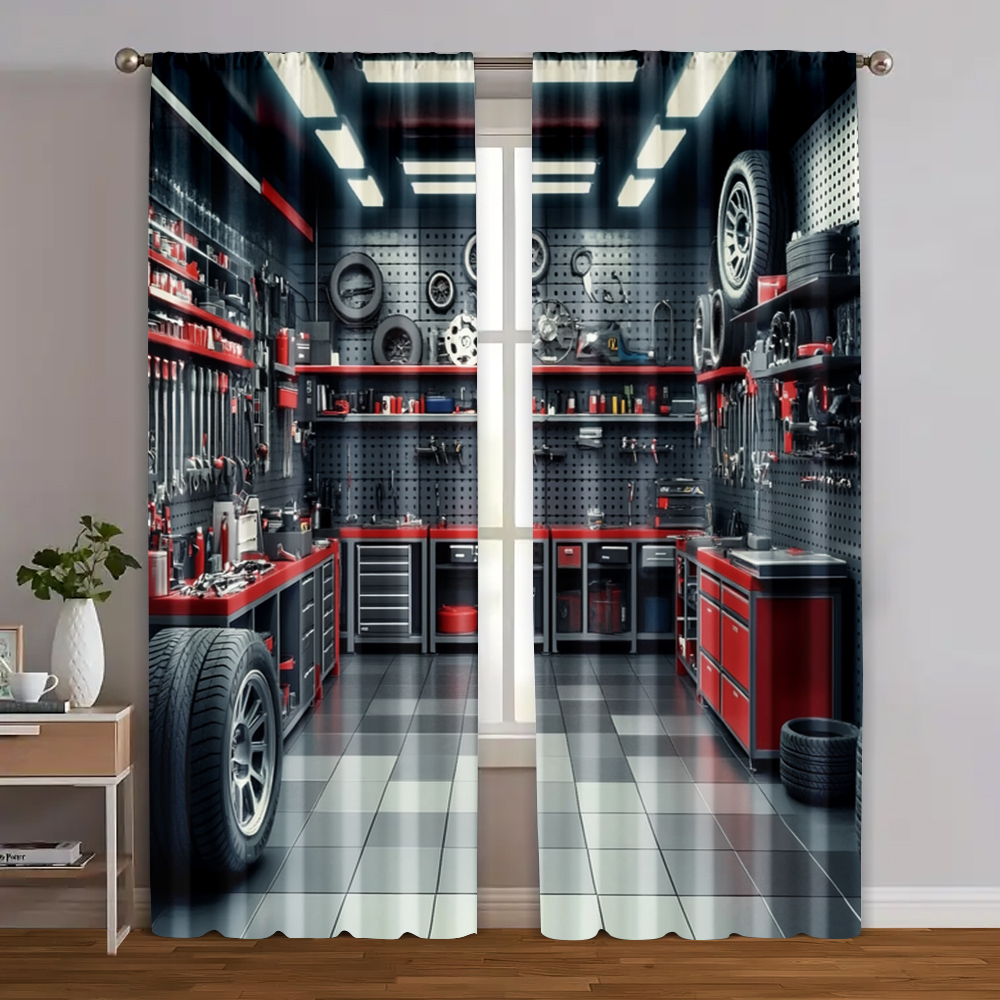 2pcs, Curtains Digital Printed - đánh giá và giá Workshop Tools Youtube