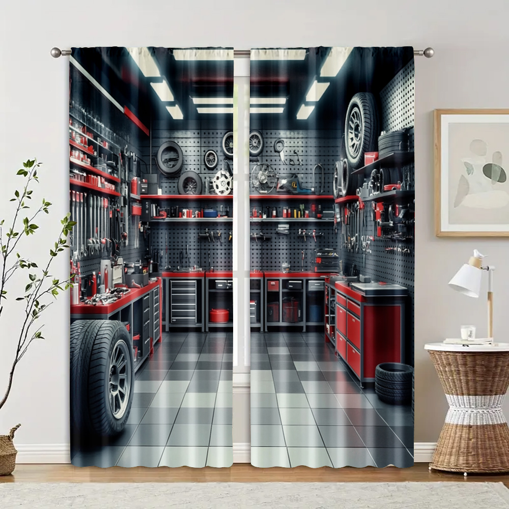 2pcs, Curtains Digital Printed - đánh giá và giá Workshop Tools Youtube