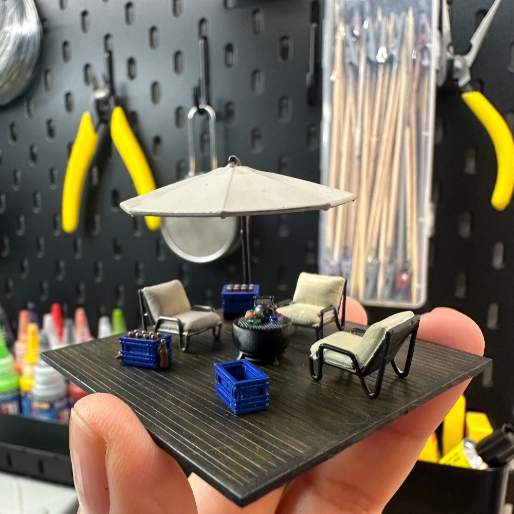 Diorama 1/64 Leisure Terrace M - đánh giá và giá Tools Workshop Kids