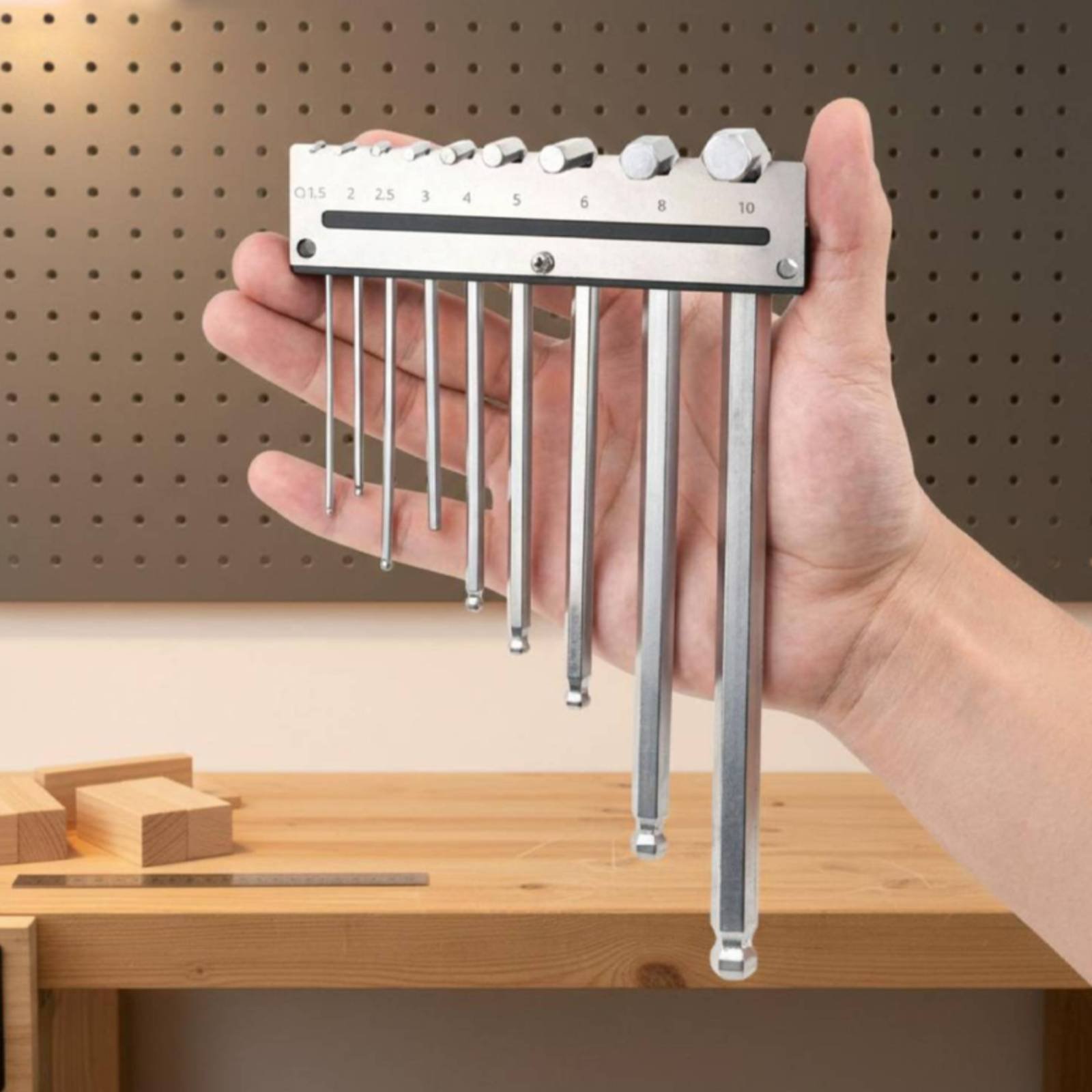 Wall Mounted Hex Key Holder Me - đánh giá và giá Workshop Tools Storage