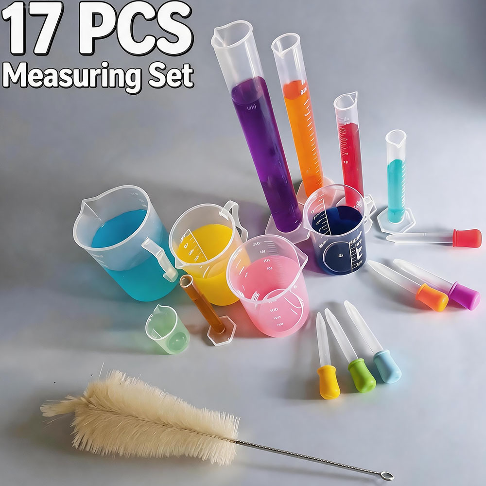 17-Piece Plastic Measuring Cup - đánh giá và giá Tools Youtube