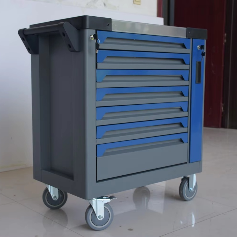 7-Drawer Lockable Rolling Stee - đánh giá và giá Workshop Tools Storage