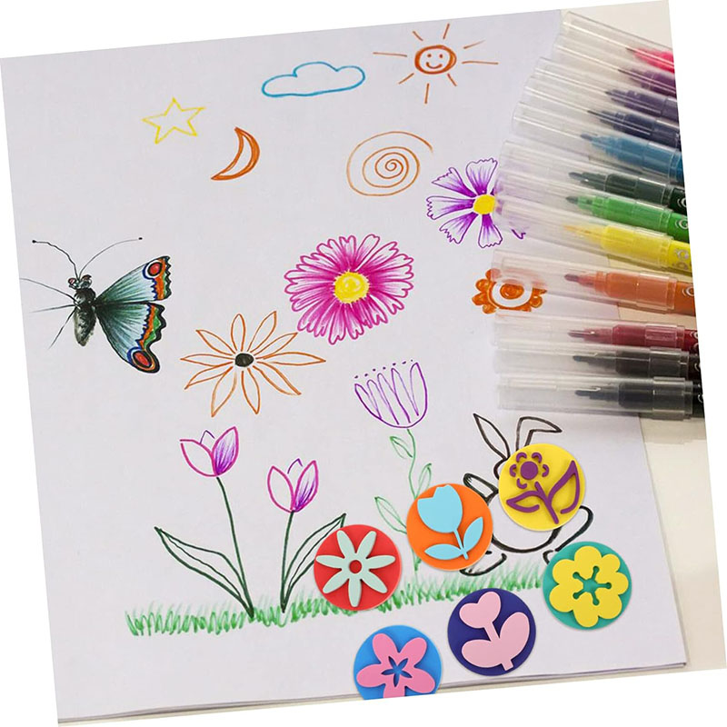 6Pcs/bag Foam Stamps for Paint - đánh giá và giá Tools Workshop Kids