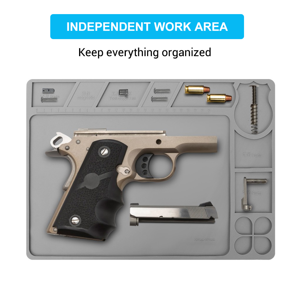 Pistol Gun Cleaning Mat Gun Ma - đánh giá và giá Magnetic Parts Tray