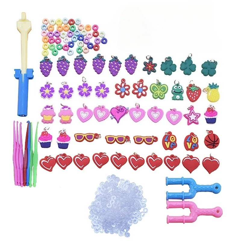 DIY Handmade Rubber Bands Loom - đánh giá và giá Tools Workshop Kids