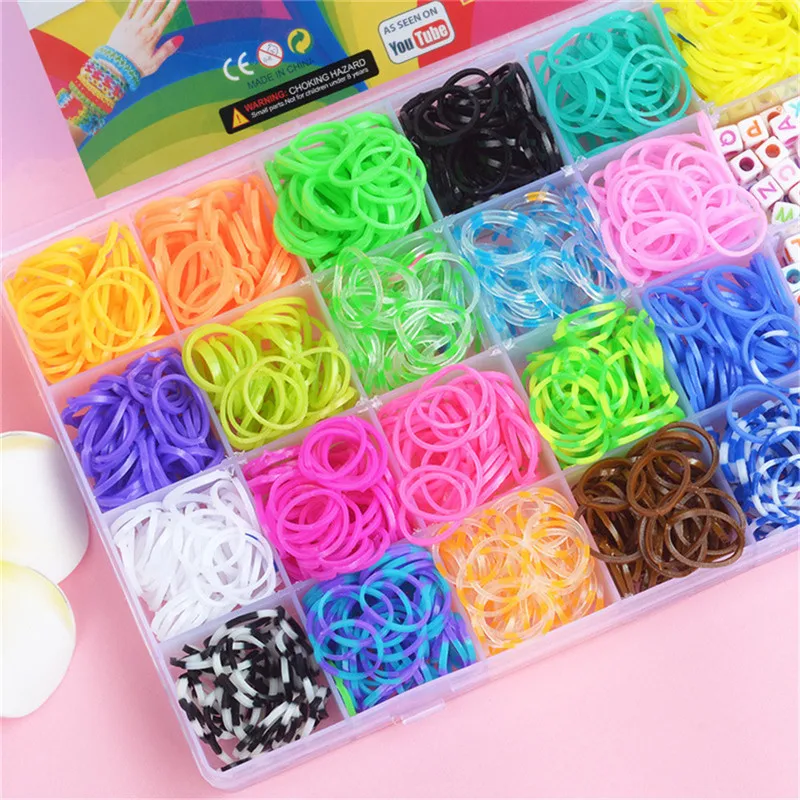 DIY Handmade Rubber Bands Loom - đánh giá và giá Tools Workshop Kids